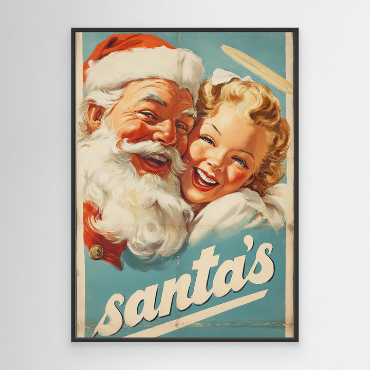 Santa with Little Helper