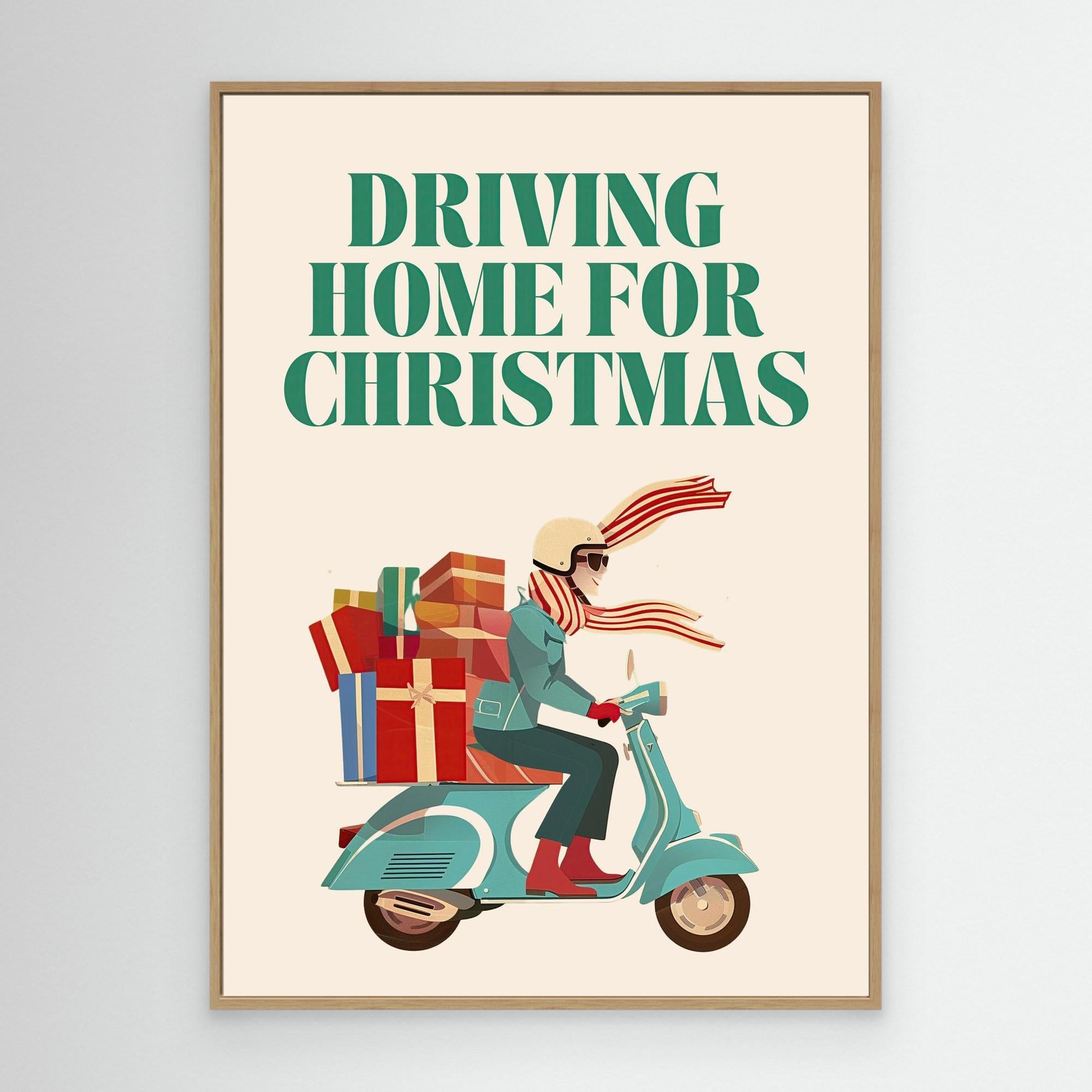 Driving Home for Christmas (Illustration)