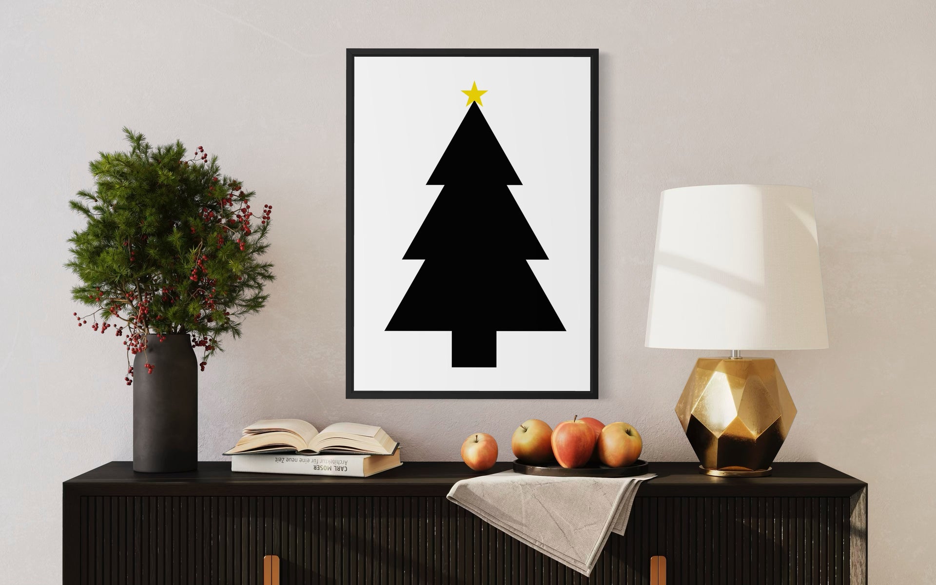 Black Christmas Tree