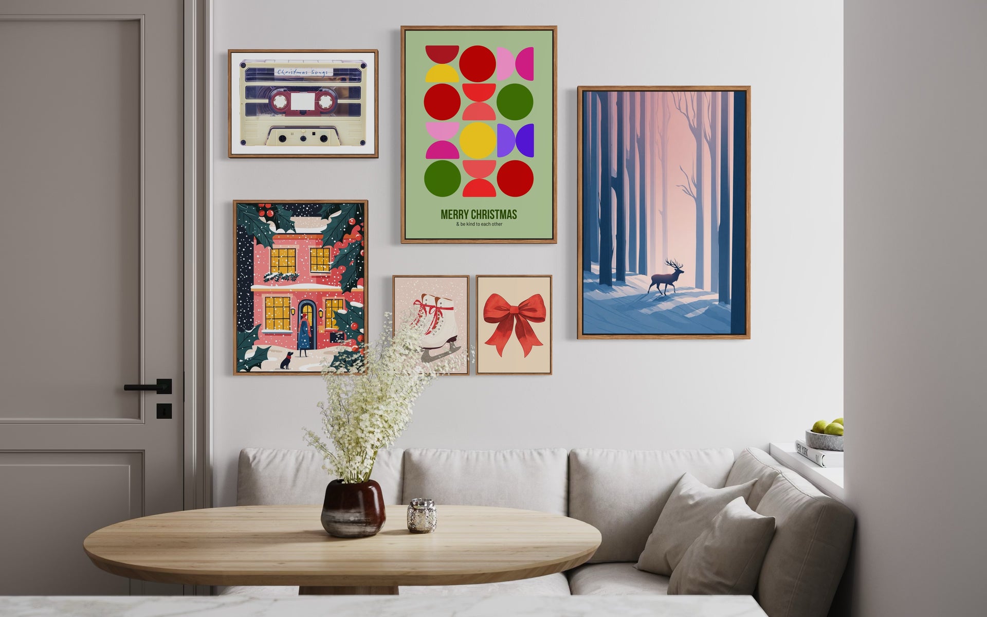 Hirsch in der Morgendämmerung