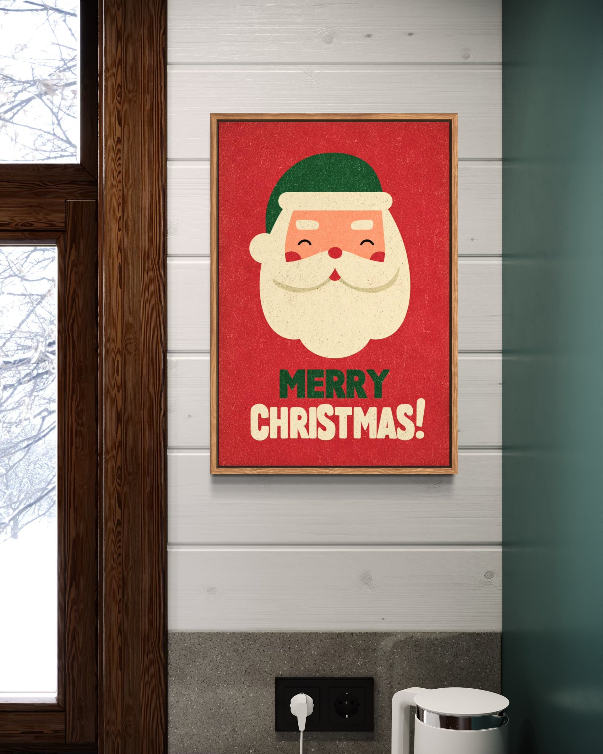 Santa with Green Hat