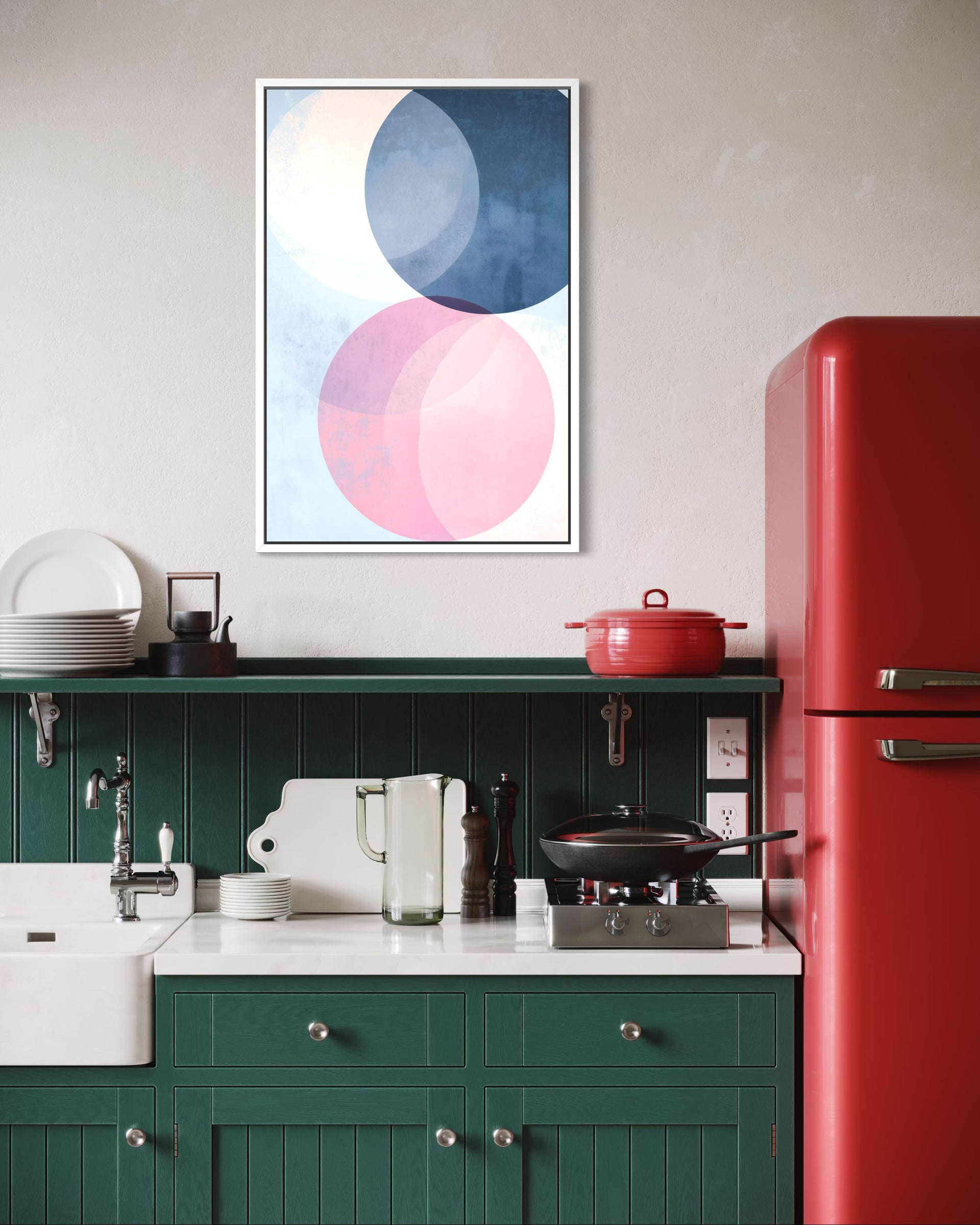 Pastel Overlaps No. 1