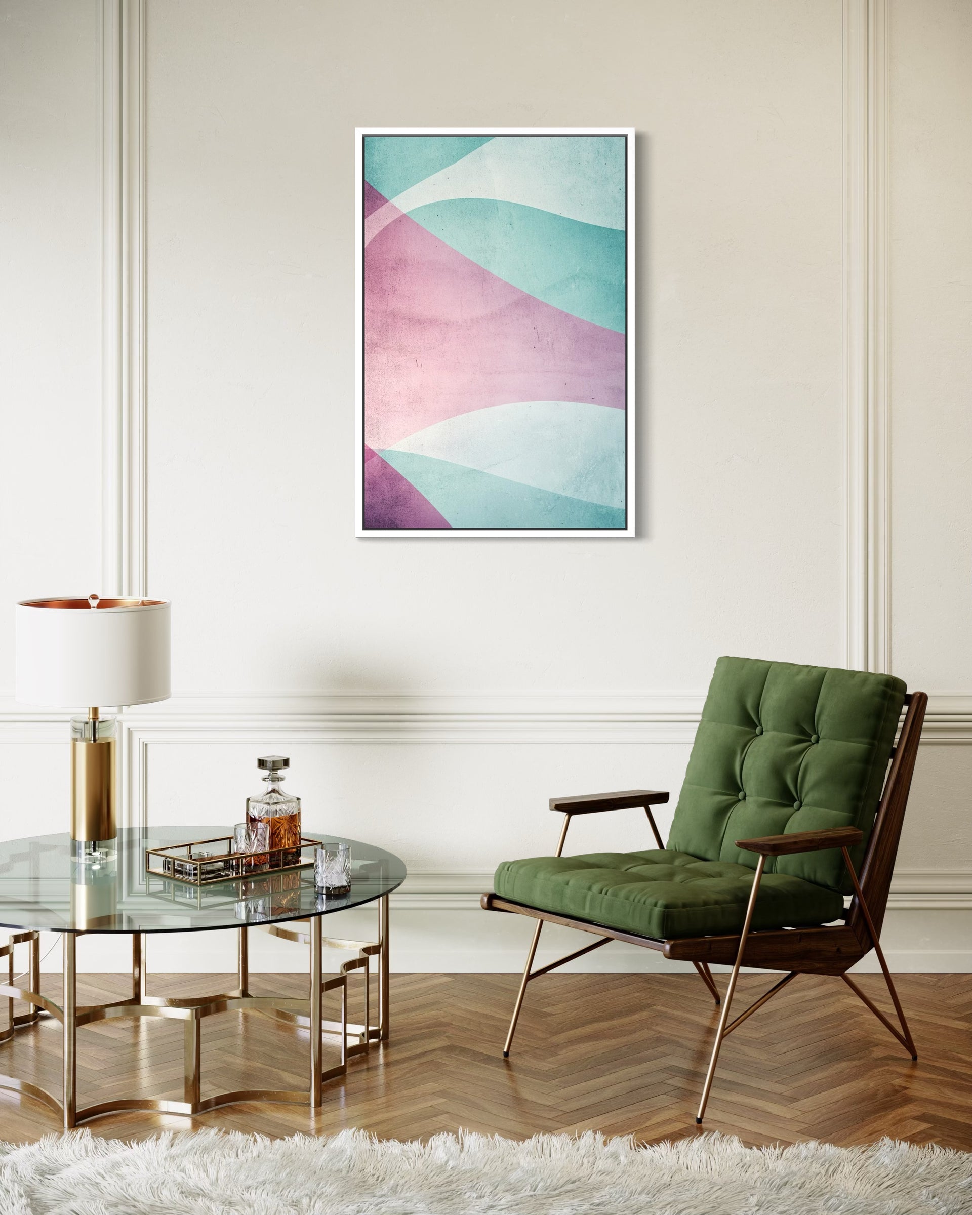 Pastel Overlaps No. 2