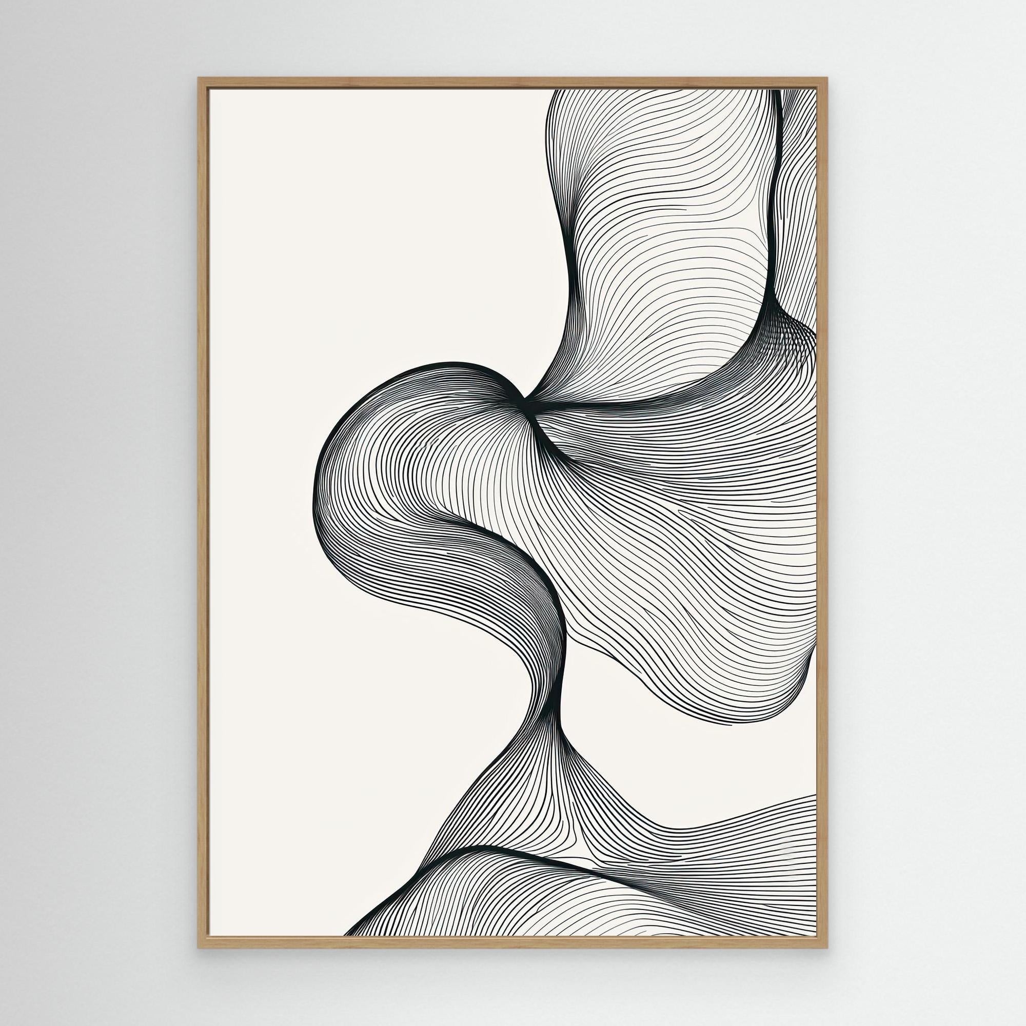 Graphite Waves No. 2