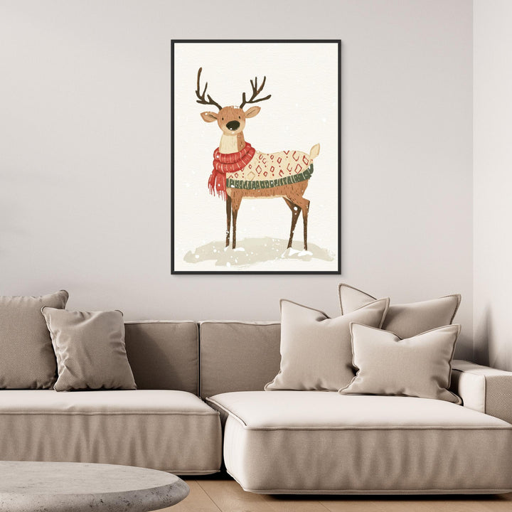 Elke mit rotem Schal