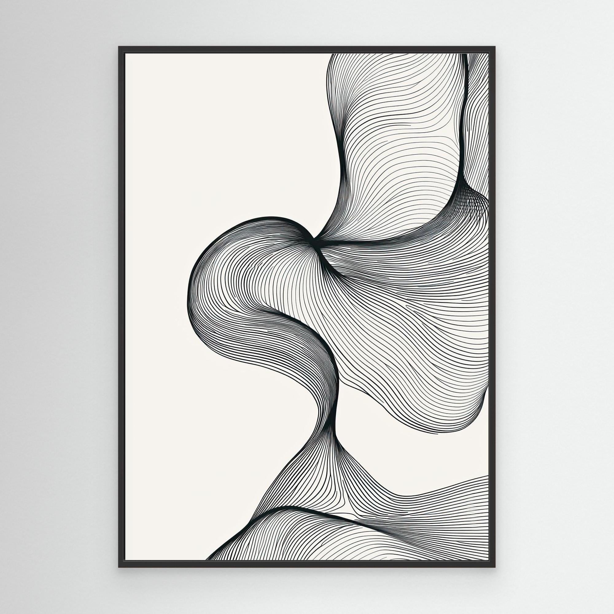 Graphite Waves No. 2