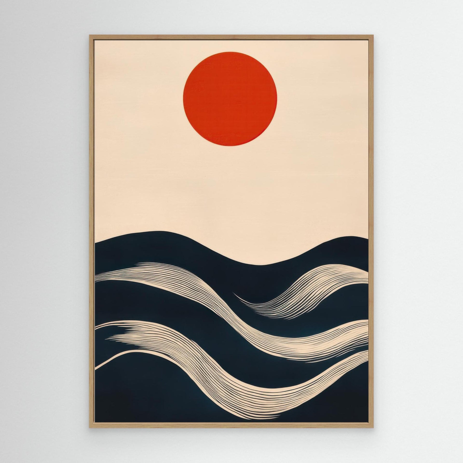 Zen Waves III – Scarlet Calm