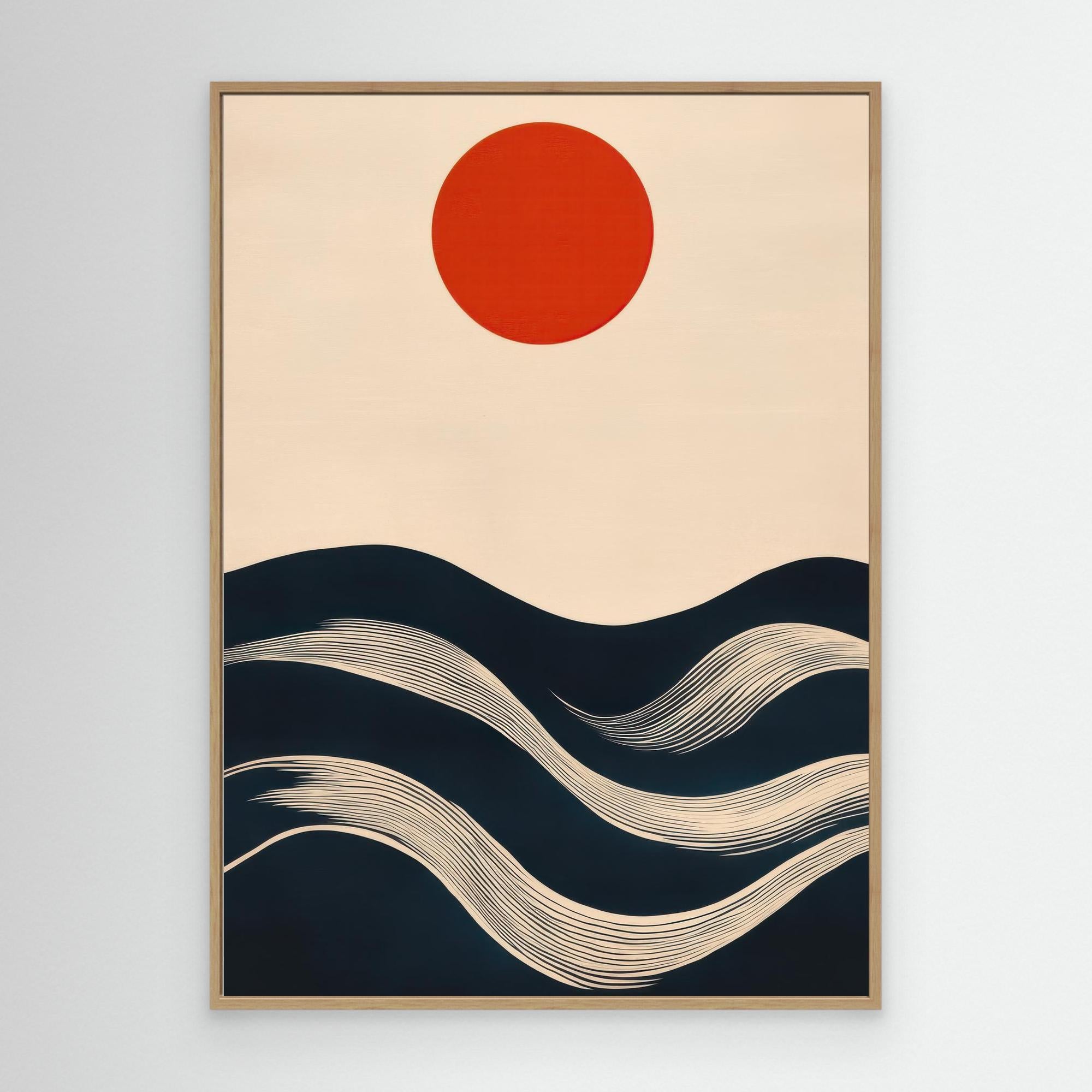 Zen Waves III – Scarlet Calm