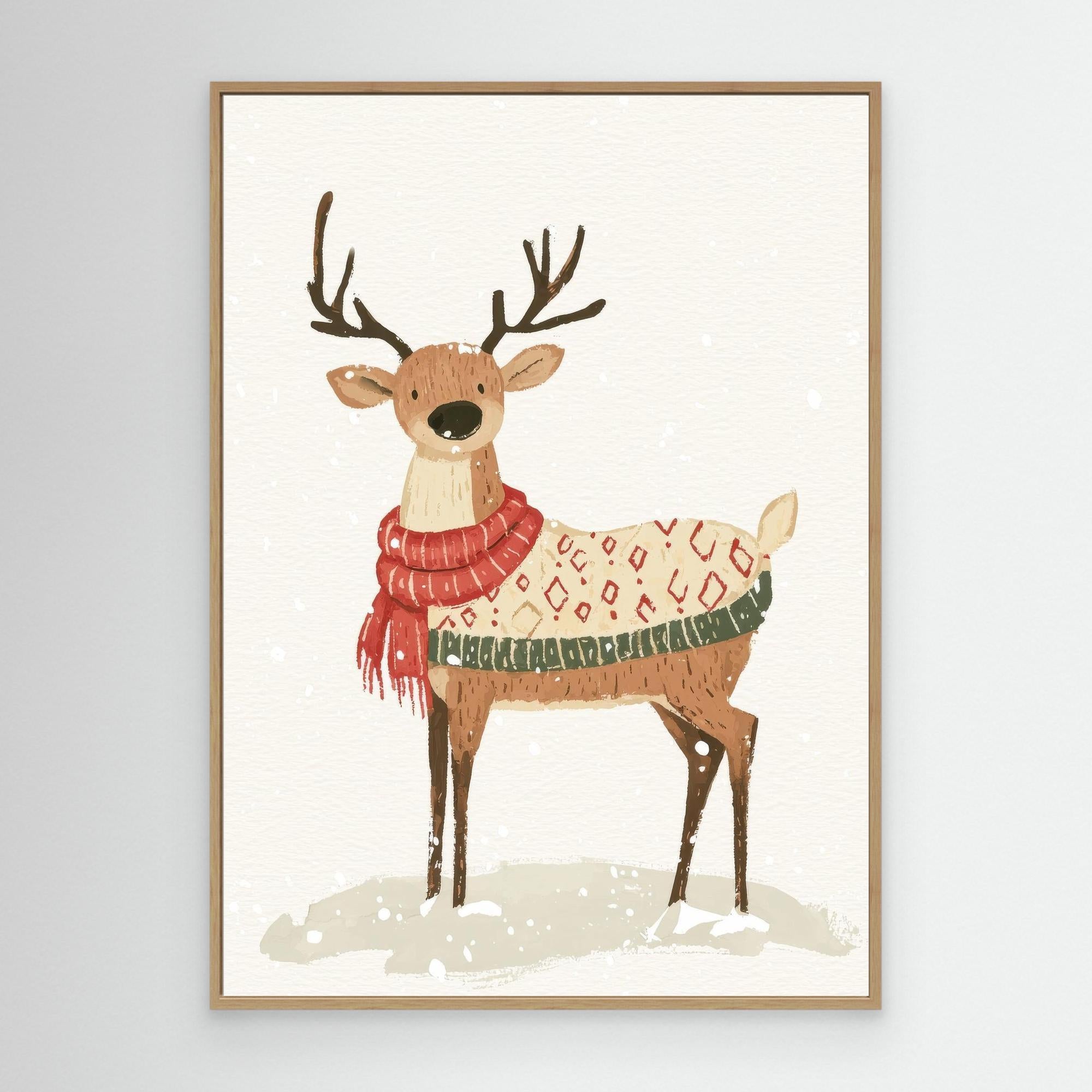 Elke mit rotem Schal