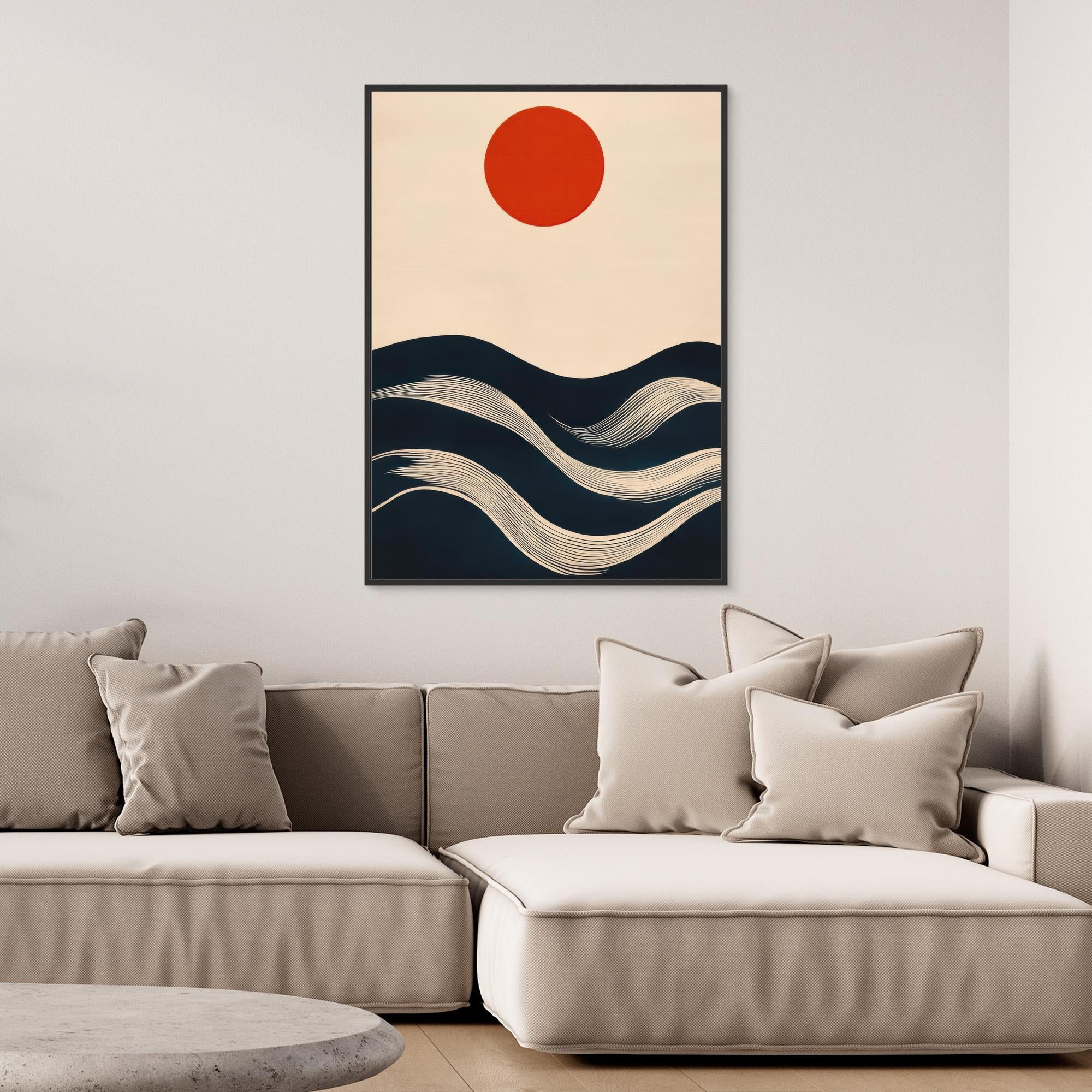 Zen Waves III – Scarlet Calm