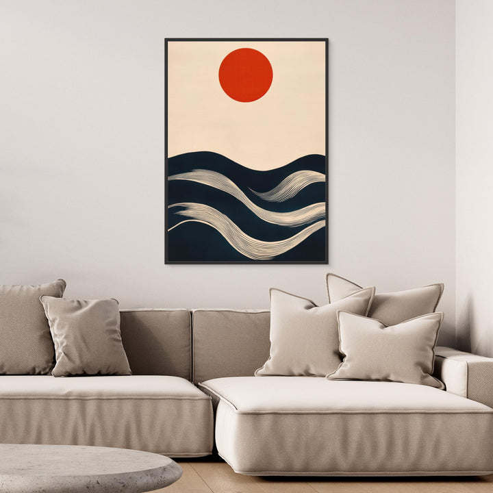 Zen Waves III – Scarlet Calm