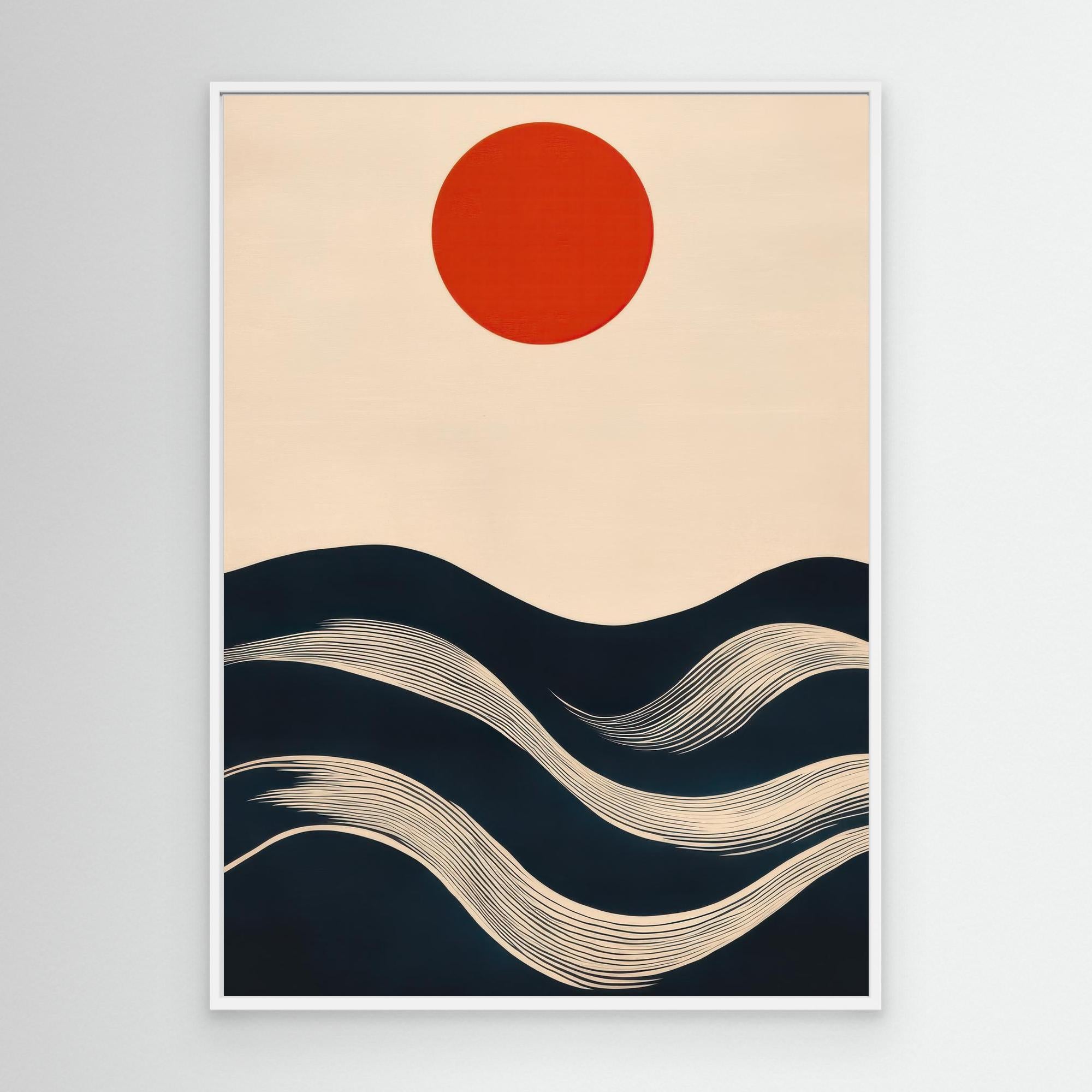 Zen Waves III – Scarlet Calm