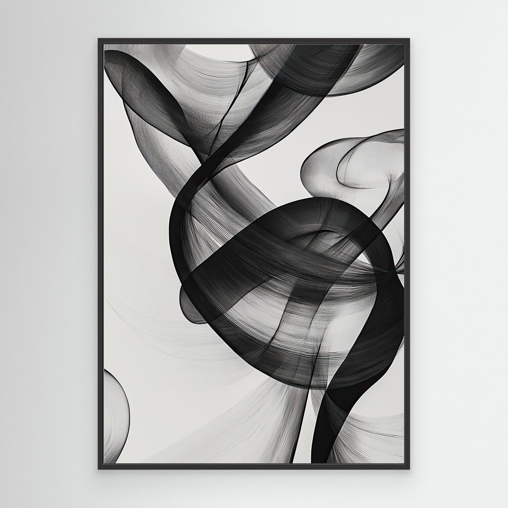 Graphite Waves No. 1