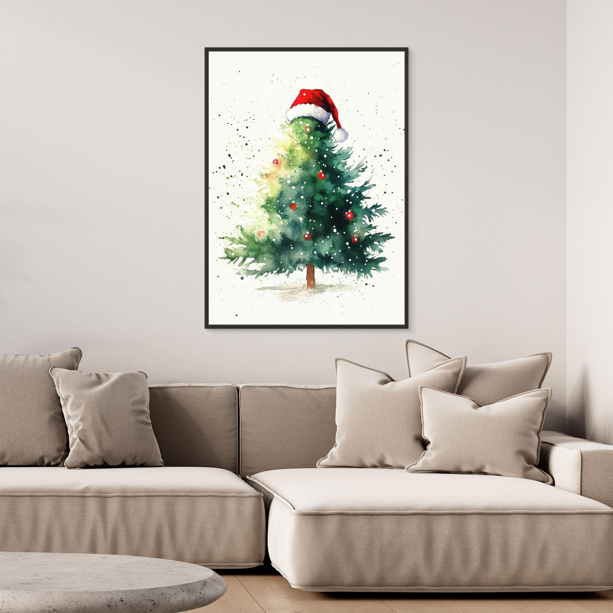 Christmastree with Santa