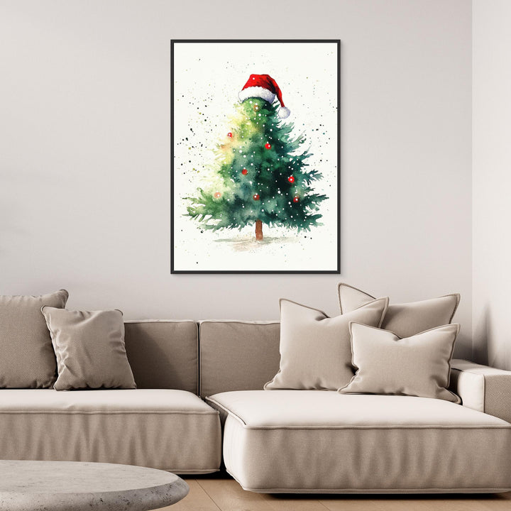 Christmastree with Santa